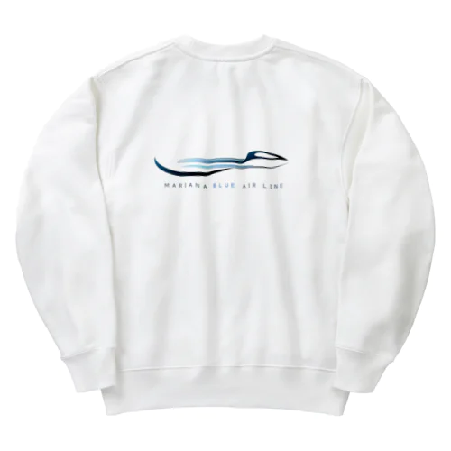 Mariana Blue Airline Heavyweight Crew Neck Sweatshirt