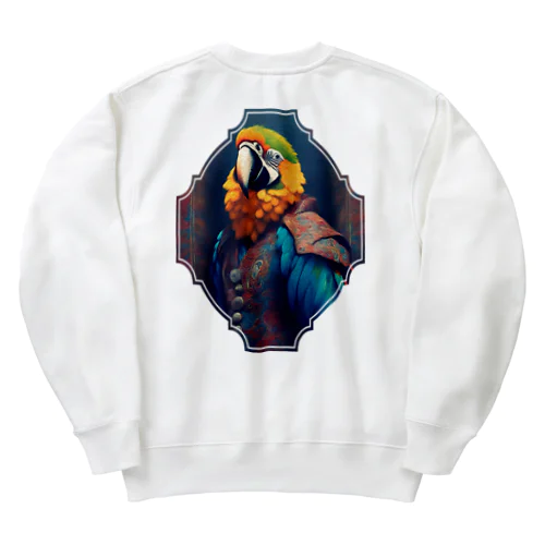 ペイズリーオウム Heavyweight Crew Neck Sweatshirt