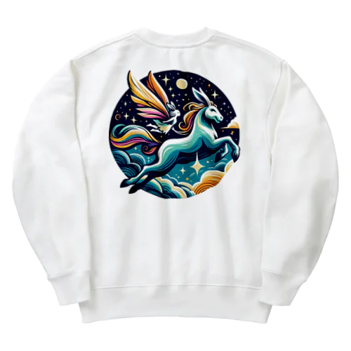 ウサギの妖精 Heavyweight Crew Neck Sweatshirt