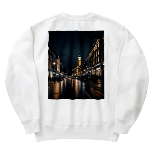 ロンドンの夜景 Heavyweight Crew Neck Sweatshirt