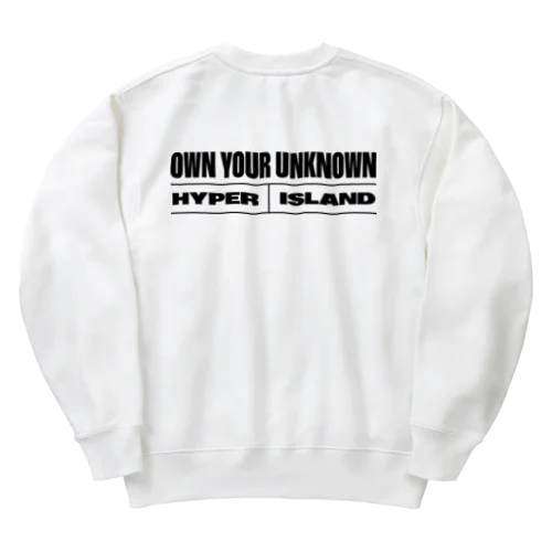 HYPER ISLAND JAPAN 公式グッズ Heavyweight Crew Neck Sweatshirt