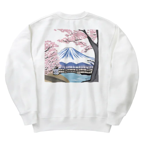 富士ザクラ Heavyweight Crew Neck Sweatshirt