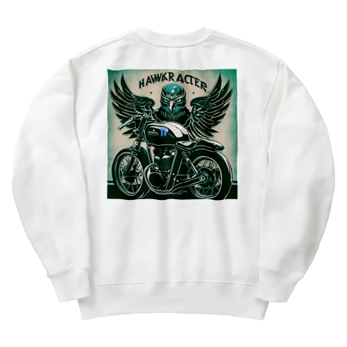 Hawk_EGOIST Heavyweight Crew Neck Sweatshirt