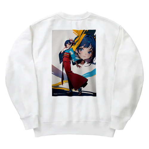 西条渚【和服ver】 Heavyweight Crew Neck Sweatshirt