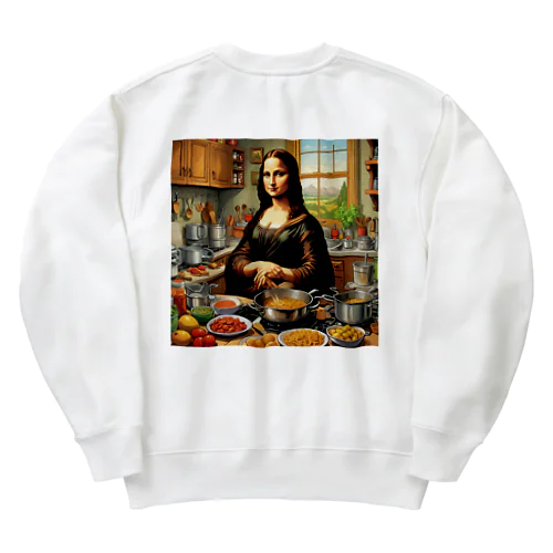 料理するモナ・リザ Heavyweight Crew Neck Sweatshirt