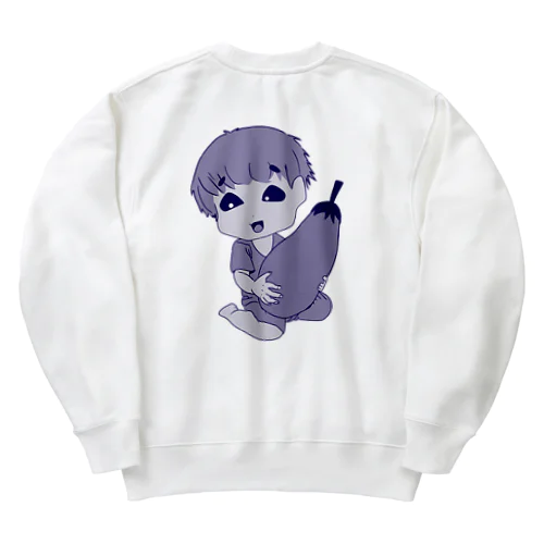 なすおくん Heavyweight Crew Neck Sweatshirt