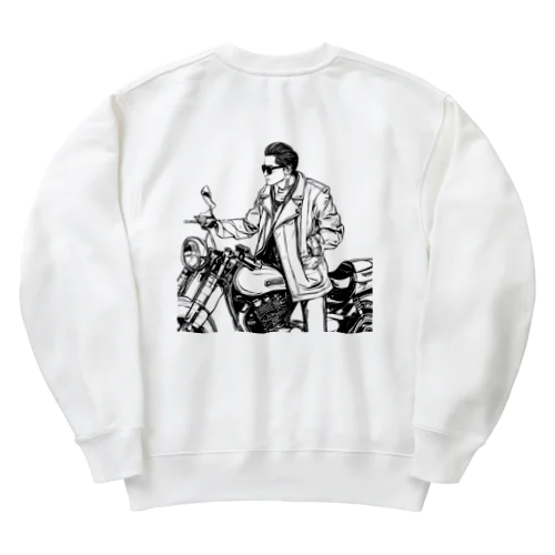 ライダーズ・エレガンス Heavyweight Crew Neck Sweatshirt