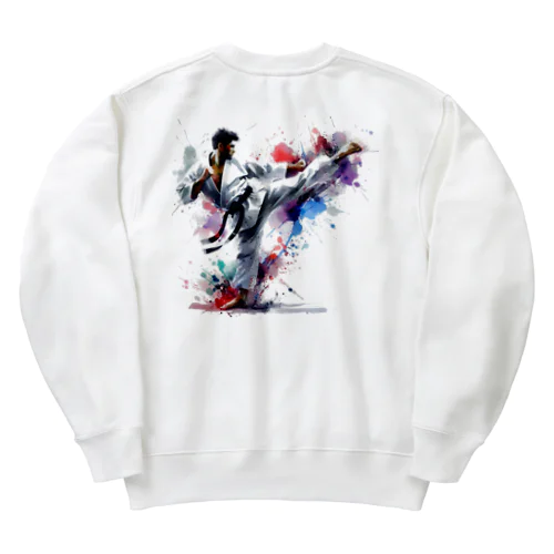 空手道着スタイル Heavyweight Crew Neck Sweatshirt