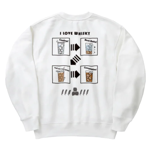 I LOVE WHISKEY-06 Heavyweight Crew Neck Sweatshirt