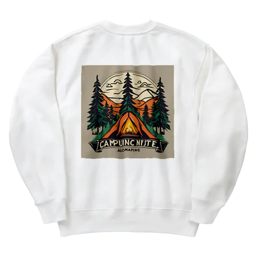 夕森キャンプファイヤー Heavyweight Crew Neck Sweatshirt