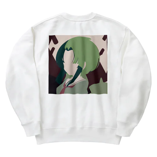 緑の女の子 Heavyweight Crew Neck Sweatshirt