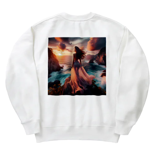 希望の光 Heavyweight Crew Neck Sweatshirt