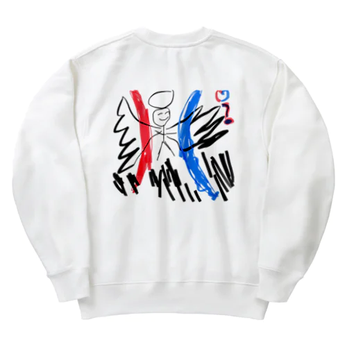 堕天使くん Heavyweight Crew Neck Sweatshirt