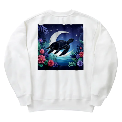 ウミガメ Heavyweight Crew Neck Sweatshirt