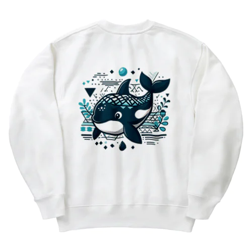 魚虎クン Heavyweight Crew Neck Sweatshirt