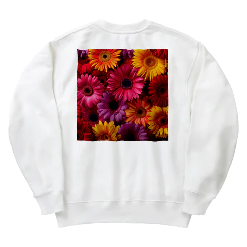 色鮮やかな花 Heavyweight Crew Neck Sweatshirt