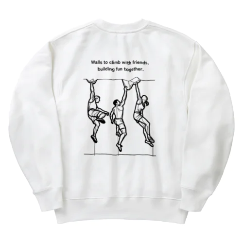 仲間と一緒に！ Heavyweight Crew Neck Sweatshirt