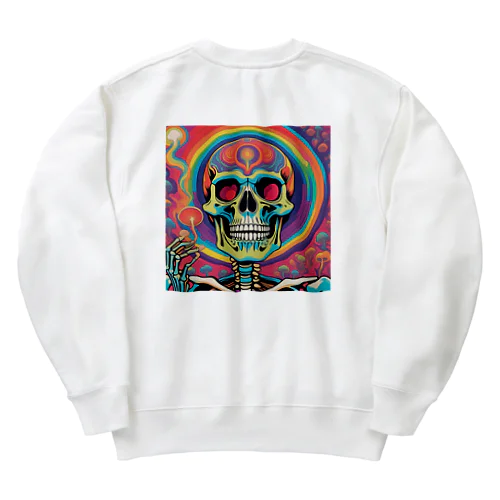サイケデリック・スカル Heavyweight Crew Neck Sweatshirt