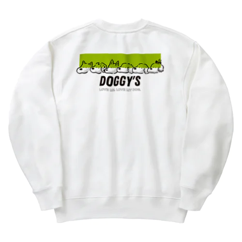 DOGGY'S グリーンver. Heavyweight Crew Neck Sweatshirt