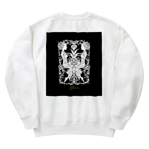 「植物の貴婦人」 Heavyweight Crew Neck Sweatshirt