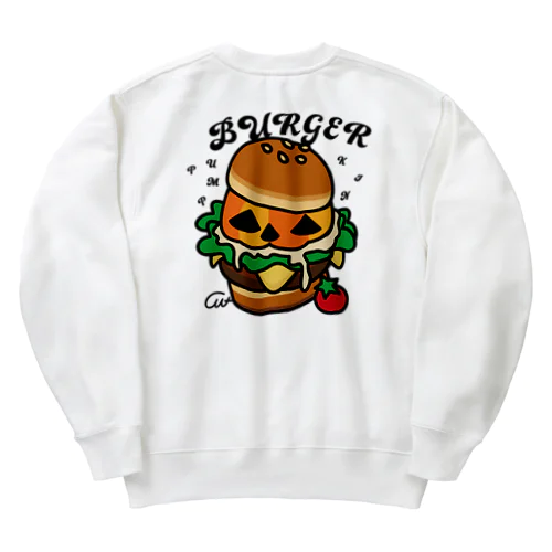 バックプリント　バーガー Heavyweight Crew Neck Sweatshirt