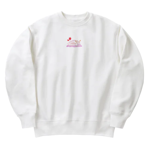 イチゴミルクウミウシ Heavyweight Crew Neck Sweatshirt