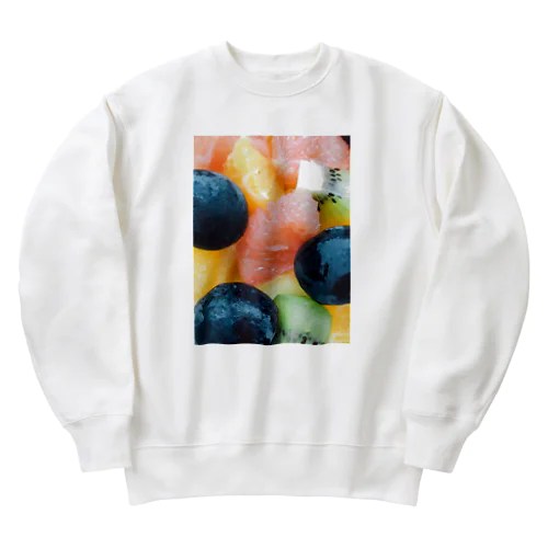 カラフルフルーツボウル Heavyweight Crew Neck Sweatshirt