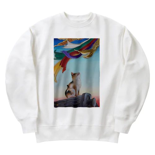 青嵐(あおあらし)ヘビーウエィトスウェット Heavyweight Crew Neck Sweatshirt