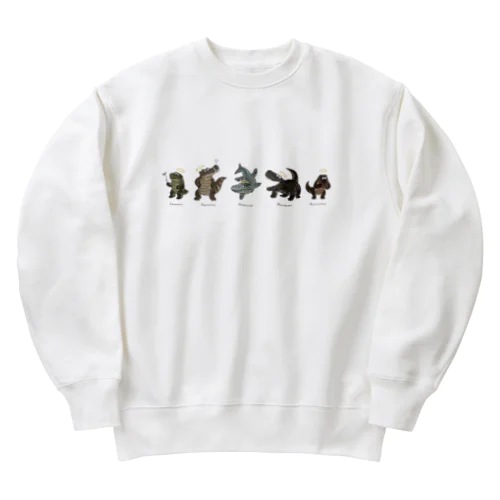 先輩ワニたち Heavyweight Crew Neck Sweatshirt