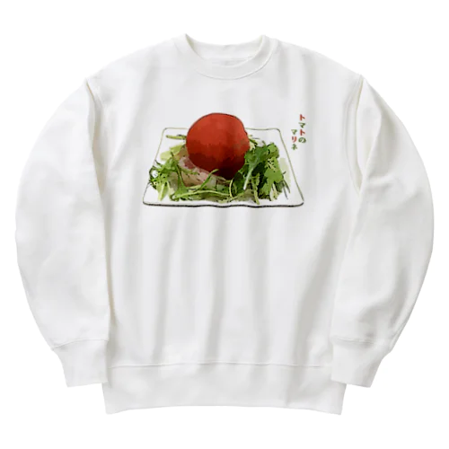 トマトのマリネ_220614 Heavyweight Crew Neck Sweatshirt