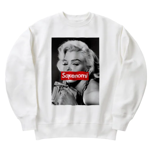 マリリン・モンローとsakenomi Heavyweight Crew Neck Sweatshirt