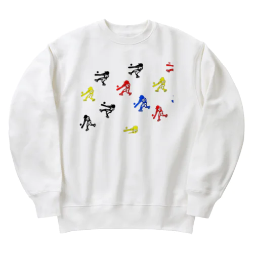 野球めいいっぱい 野球 Heavyweight Crew Neck Sweatshirt