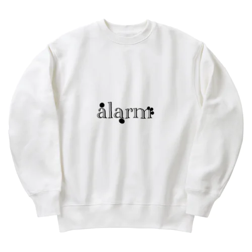 【alarm】 Heavyweight Crew Neck Sweatshirt