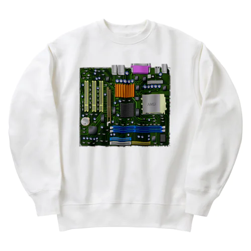 パソコンのマザーボード Heavyweight Crew Neck Sweatshirt