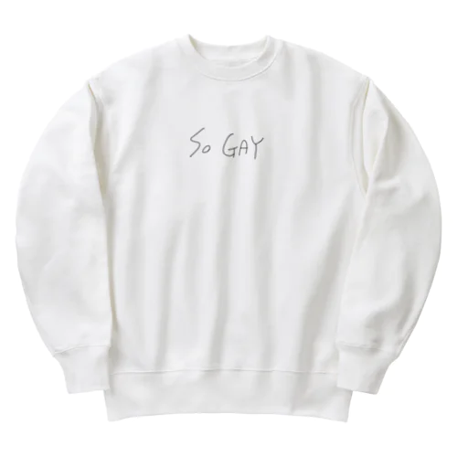 So GAY｜レズビアンあるある Heavyweight Crew Neck Sweatshirt