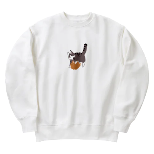 うさぎと猫 Heavyweight Crew Neck Sweatshirt