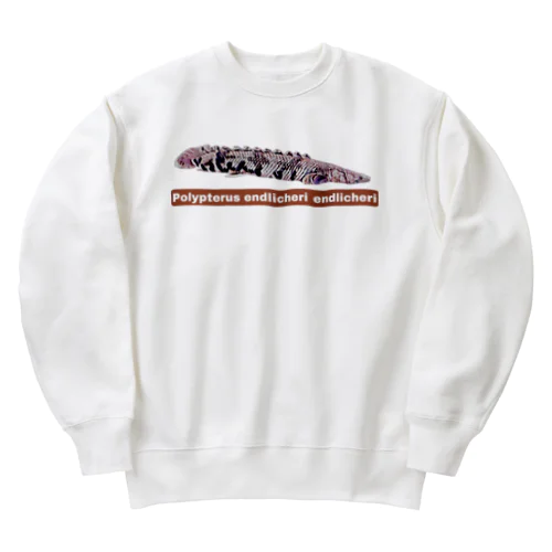 ポリプテルス・エンドリケリー01　by RA Heavyweight Crew Neck Sweatshirt