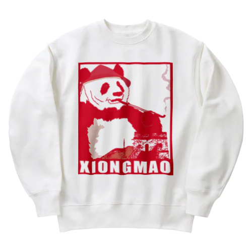 煙管パンダ Heavyweight Crew Neck Sweatshirt