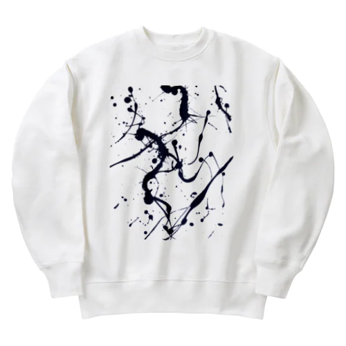 BLACK INK 001 Heavyweight Crew Neck Sweatshirt