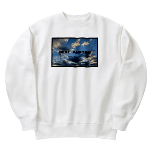 REAL ANNYON Heavyweight Crew Neck Sweatshirt