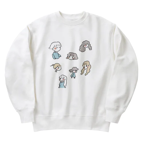 女の子たち Heavyweight Crew Neck Sweatshirt