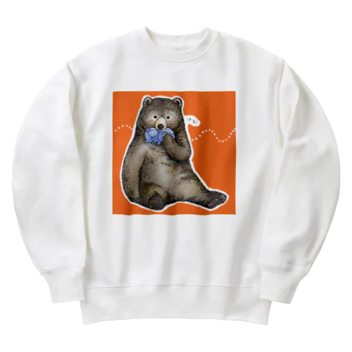 野生の獣と布のけもの Heavyweight Crew Neck Sweatshirt