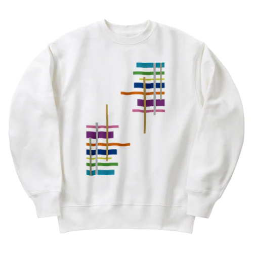 格​子 Heavyweight Crew Neck Sweatshirt