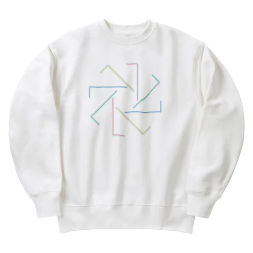 ストローかざぐるま Heavyweight Crew Neck Sweatshirt