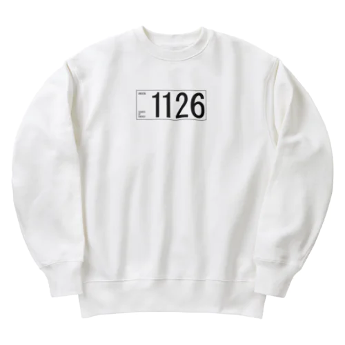 1126(ダークグレー) Heavyweight Crew Neck Sweatshirt