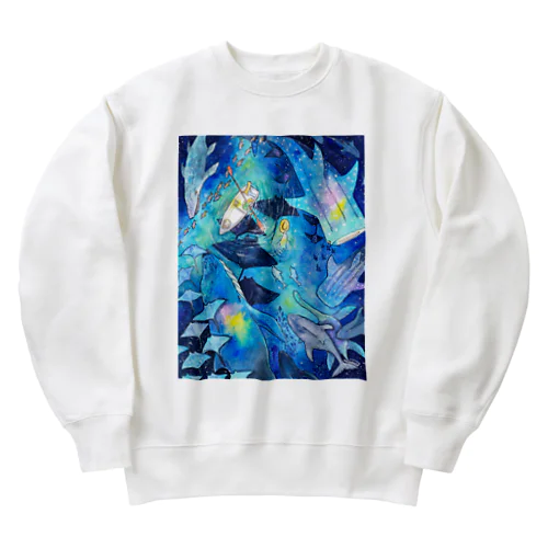 海流 Heavyweight Crew Neck Sweatshirt