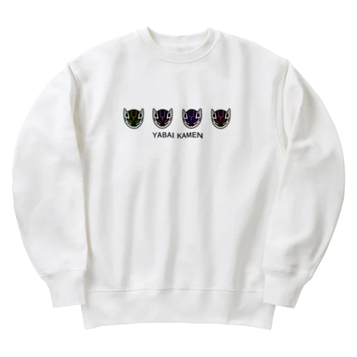 YABAI KAMEN（カラフル） Heavyweight Crew Neck Sweatshirt