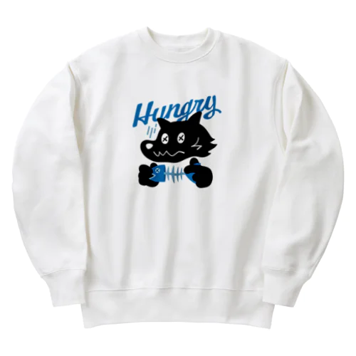 空腹ハングリー犬 Heavyweight Crew Neck Sweatshirt