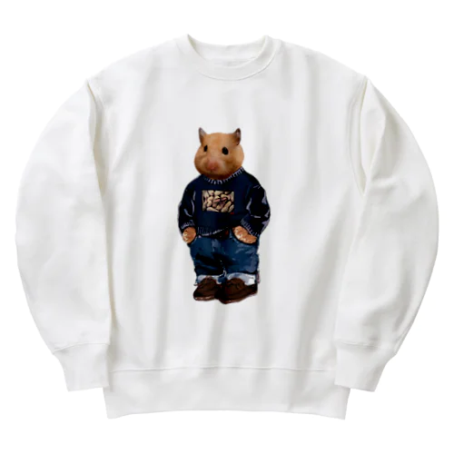 はとふろーれん前面 Heavyweight Crew Neck Sweatshirt