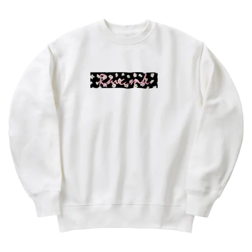 ロゴプリント/flower Heavyweight Crew Neck Sweatshirt